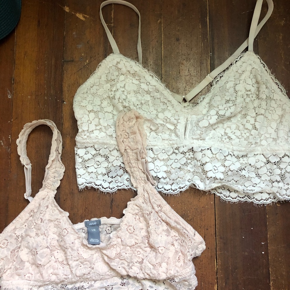 Set of Two Aerie Bralettes